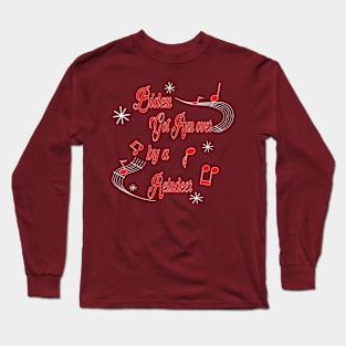 A Grandpa Got run over by a reindeer... Long Sleeve T-Shirt